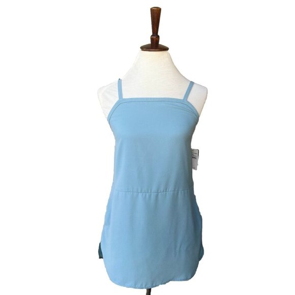 Valette Women's Blue Tourmaline Strappy Tunic Top Size XS - Picture 1 of 12